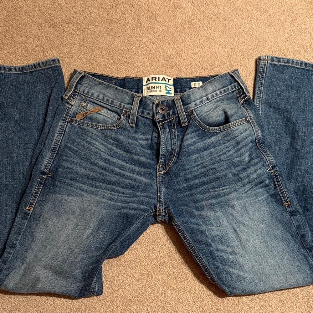 Ariat Men's Denim Slim Jeans